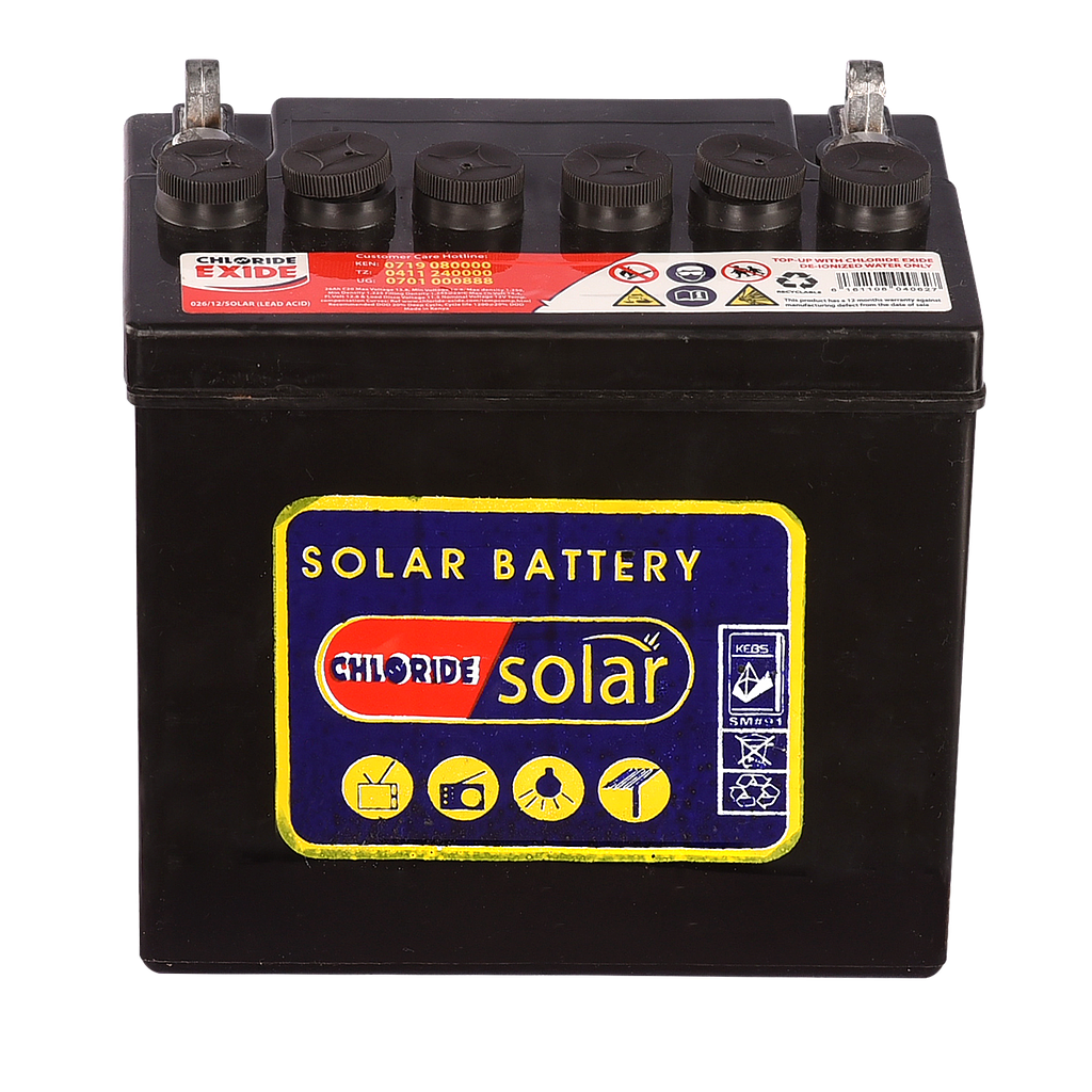 Powerlast 026Ah MF Solar Battery, FREE Delivery