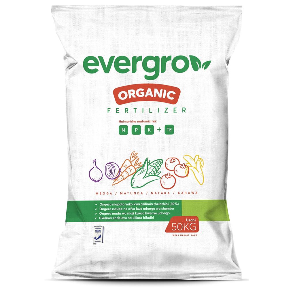 Evergrow Organic Fertilizer NPK+TE 50Kg - Copia Kenya