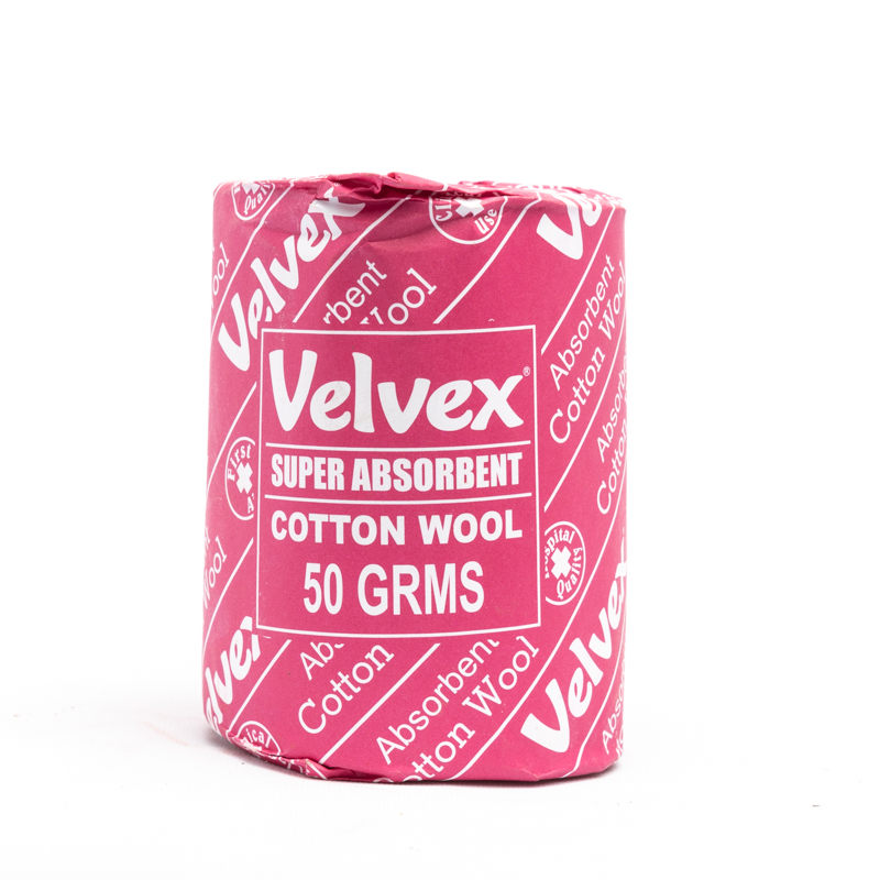 Velvex Cotton Wool 50g, FREE Delivery