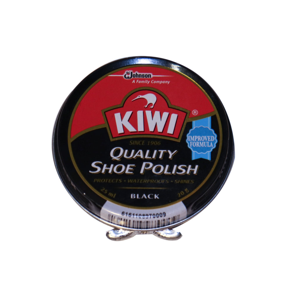 Kiwi Shoe Polish Black 25ml - Copia Kenya